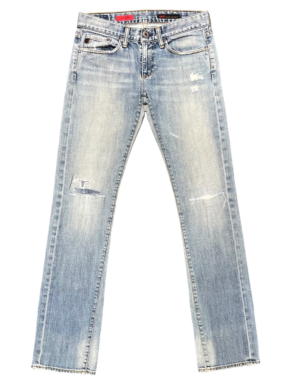 AG Adriano Goldschmied The Tomboy 26R Relaxed Boyfriend Distressed Jeans W29 L33